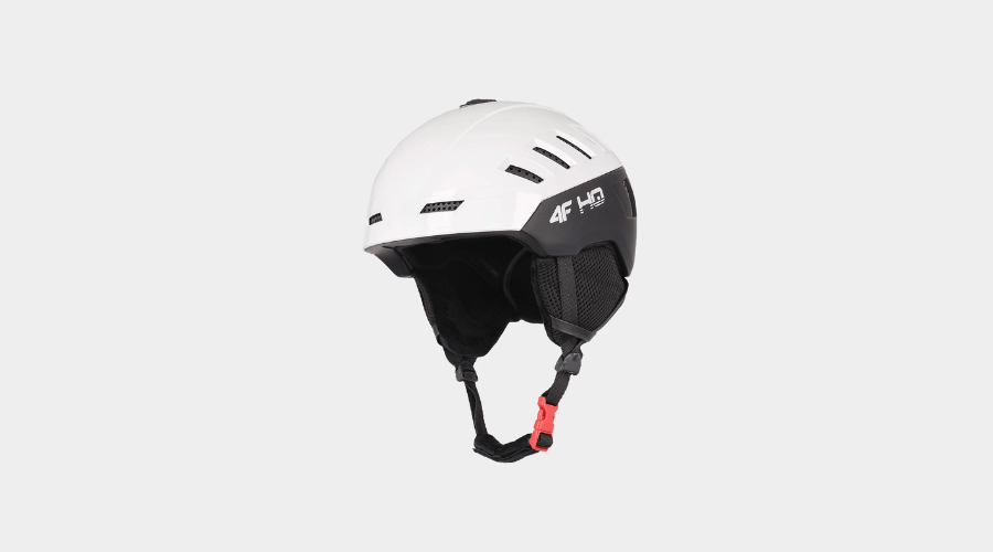 Kask narciarski unisex - biały