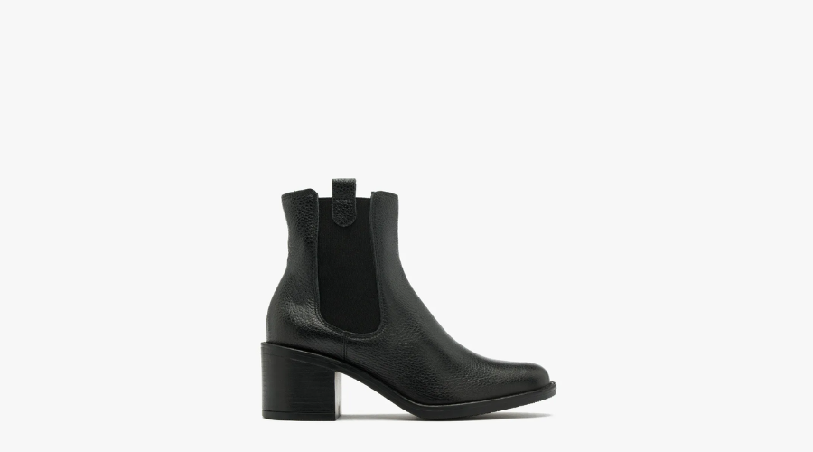 Czarne damskie buty chelsea | Anywise